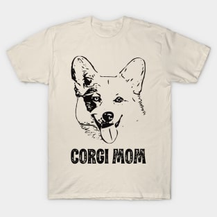 Corgi Mom - Corgi Dog Mom T-Shirt